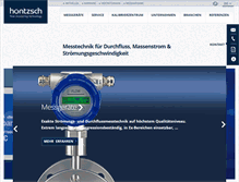 Tablet Screenshot of hoentzsch.com